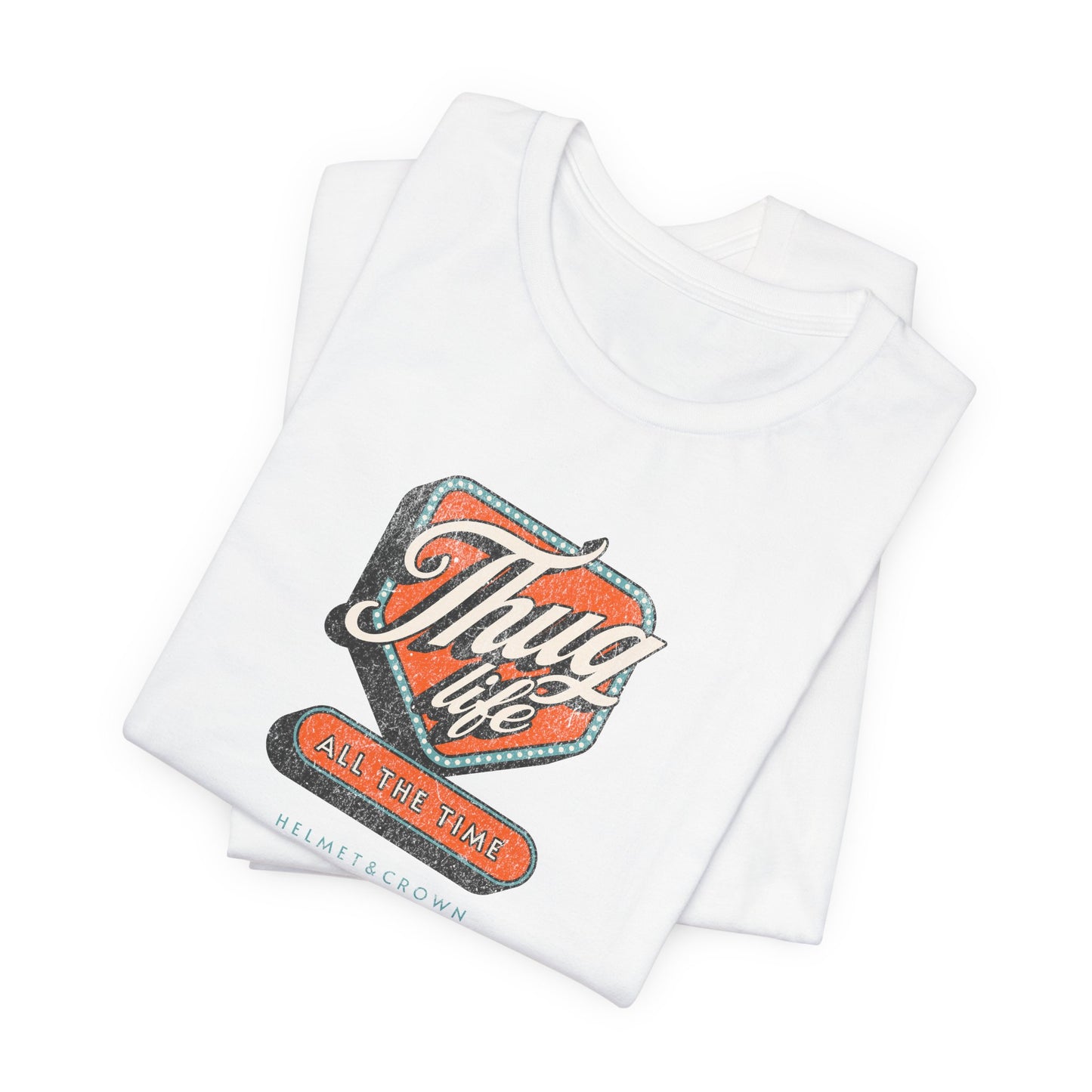 'Thug Life' Unisex Jersey Tee - Casual Streetwear for Everyday Style