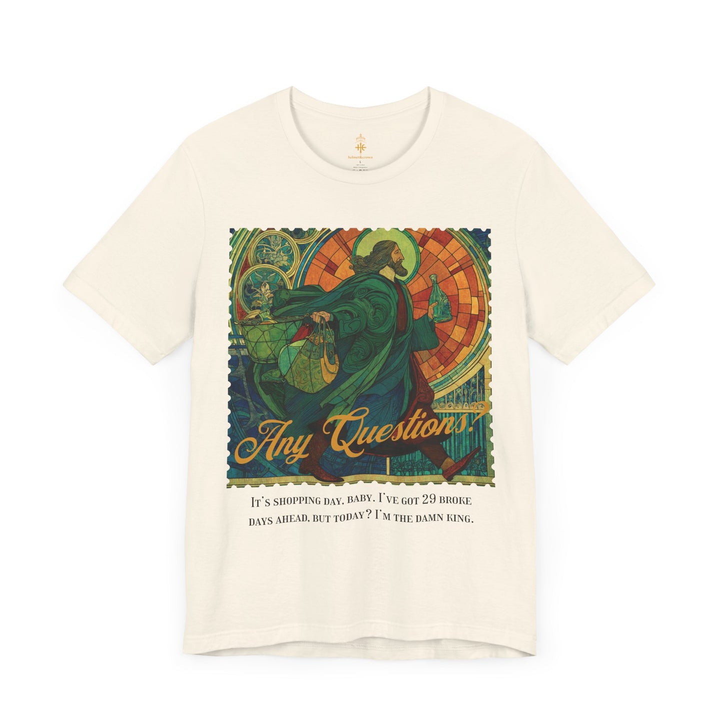 Any Questions? Unisex Jersey Short Sleeve Tee - Fun Casual Shirt for Everyday Wear