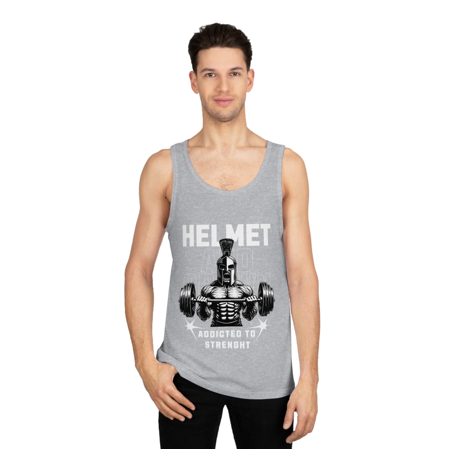 Addicted to Strength Tank Top - Unisex Softstyle™ Fitness Apparel