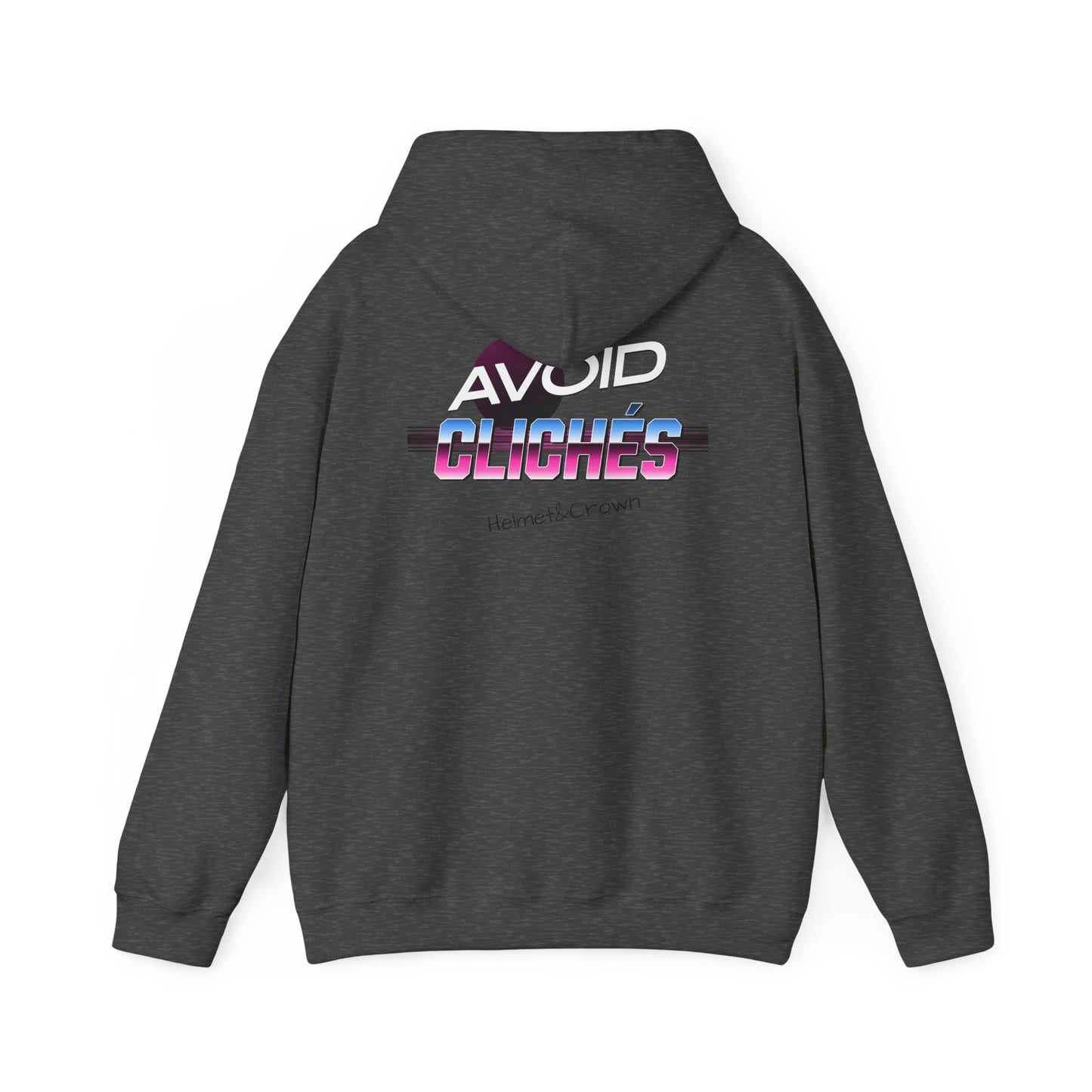 Unisex Heavy Blend™ Hoodie – Avoid Clichés Graphic Sweatshirt
