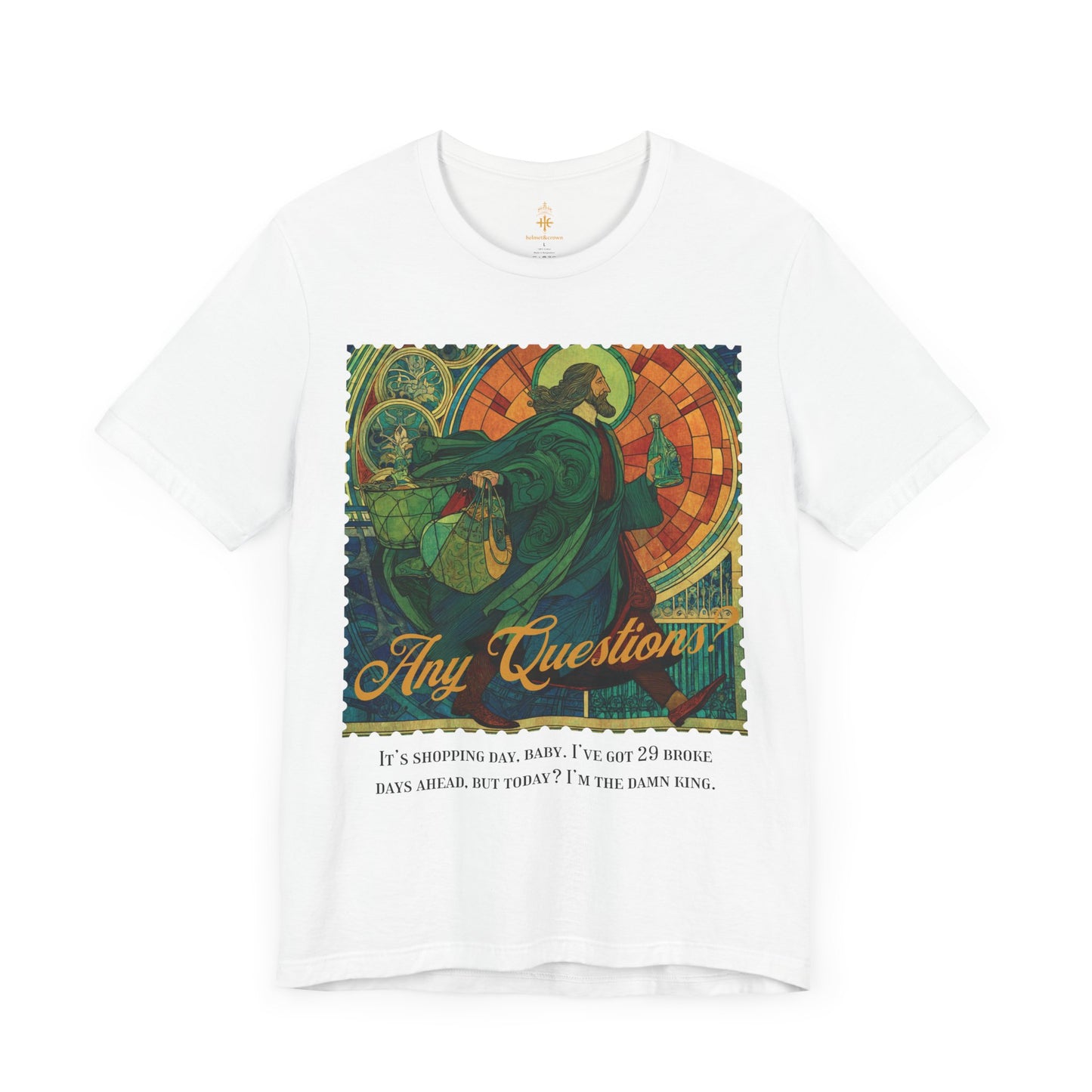 Any Questions? Unisex Jersey Short Sleeve Tee - Fun Casual Shirt for Everyday Wear