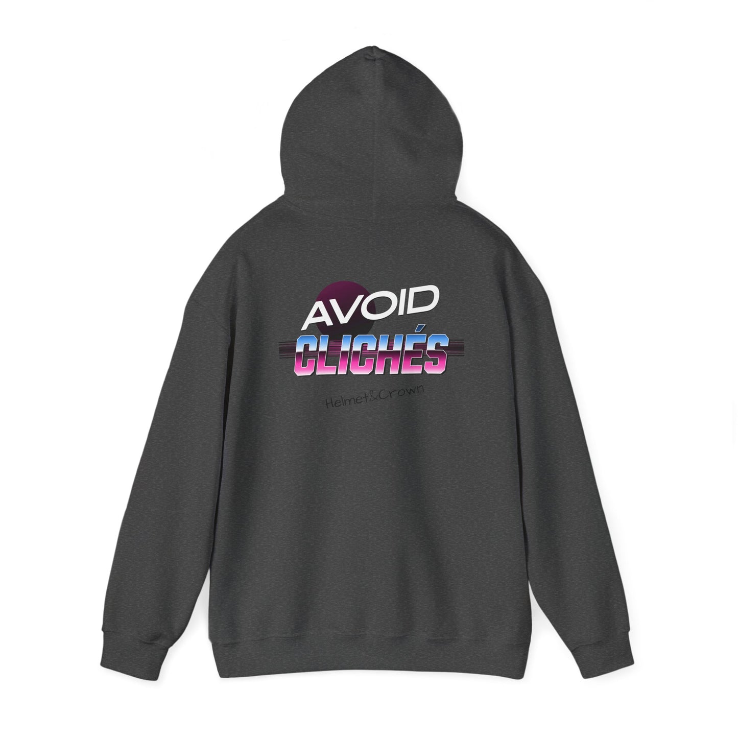 Unisex Heavy Blend™ Hoodie – Avoid Clichés Graphic Sweatshirt