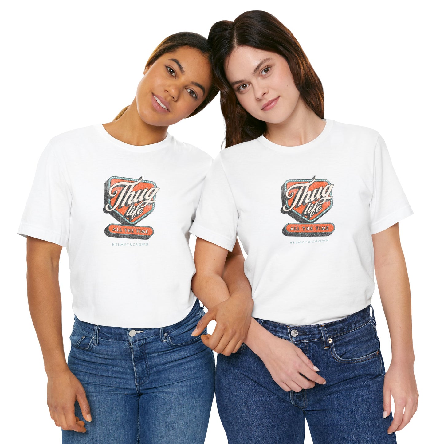 'Thug Life' Unisex Jersey Tee - Casual Streetwear for Everyday Style