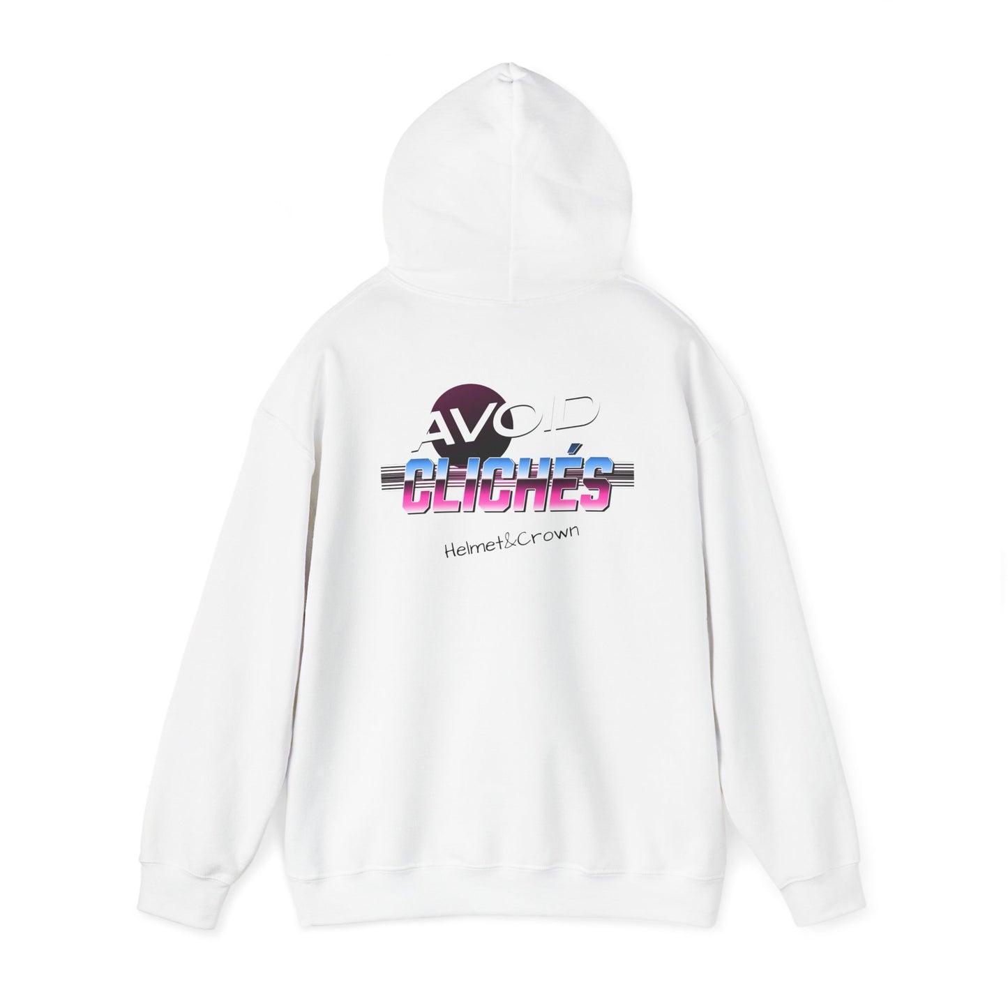 Unisex Heavy Blend™ Hoodie – Avoid Clichés Graphic Sweatshirt