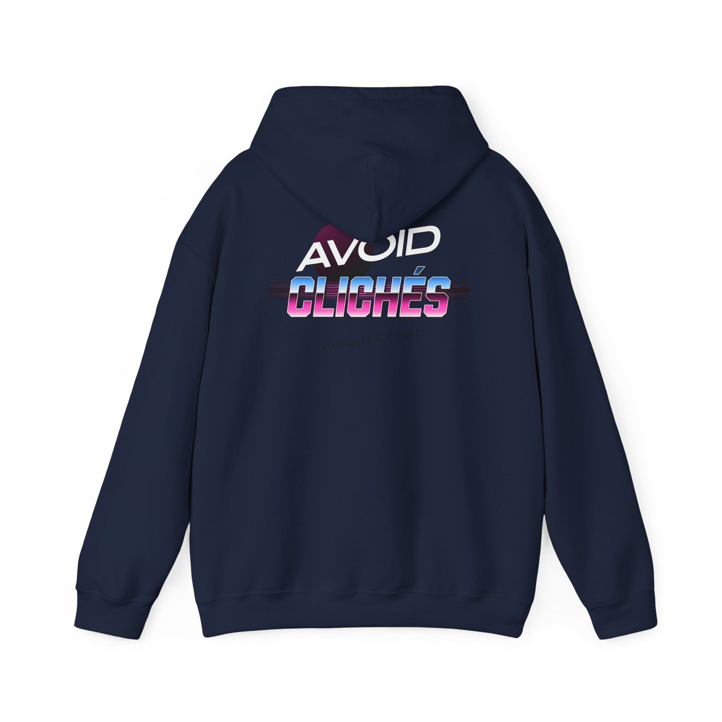 Unisex Heavy Blend™ Hoodie – Avoid Clichés Graphic Sweatshirt