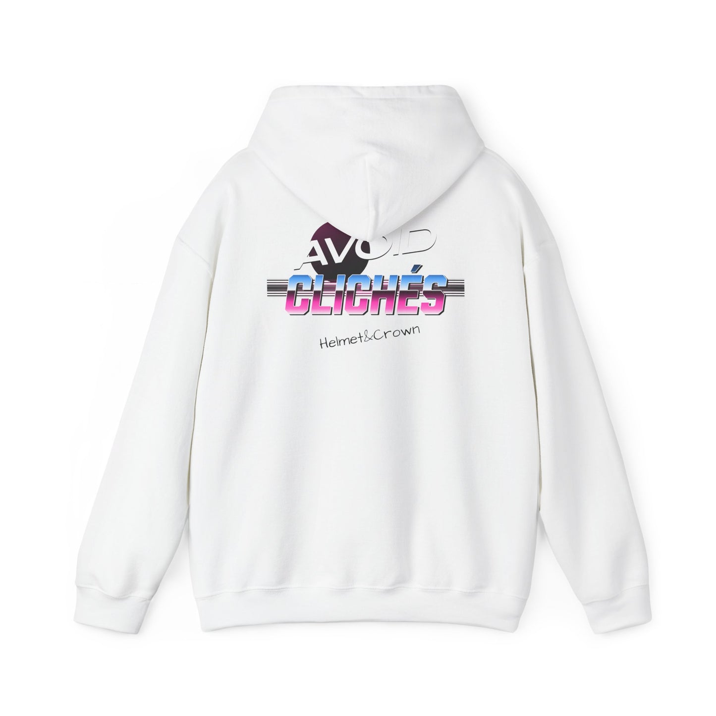 Unisex Heavy Blend™ Hoodie – Avoid Clichés Graphic Sweatshirt