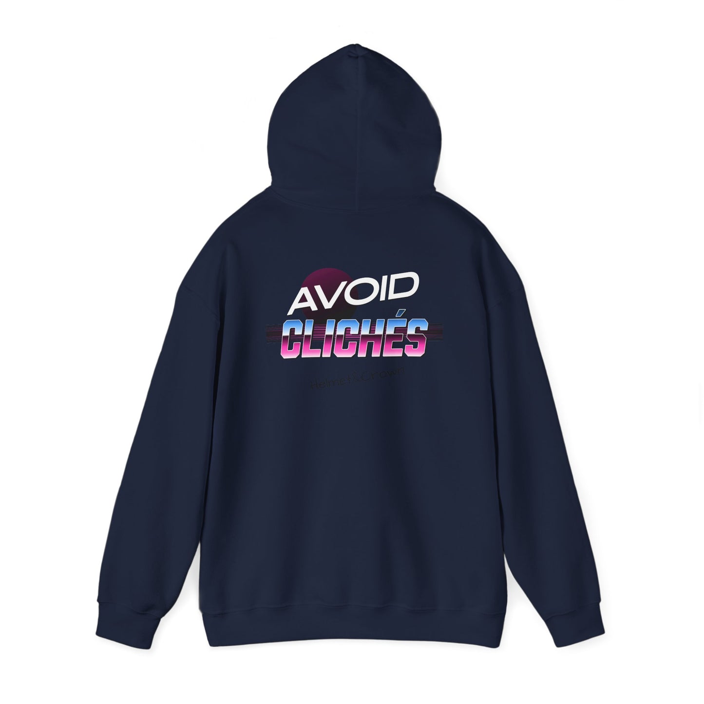 Unisex Heavy Blend™ Hoodie – Avoid Clichés Graphic Sweatshirt