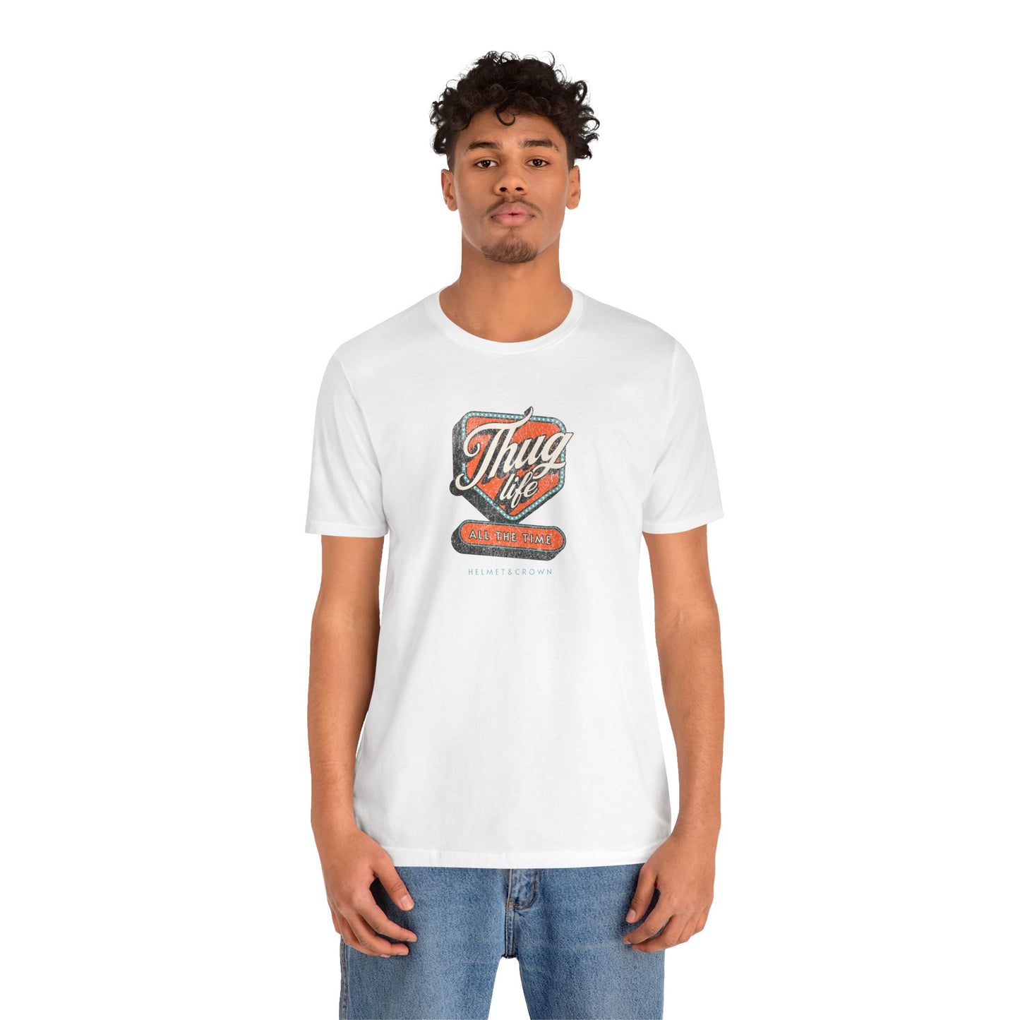 'Thug Life' Unisex Jersey Tee - Casual Streetwear for Everyday Style