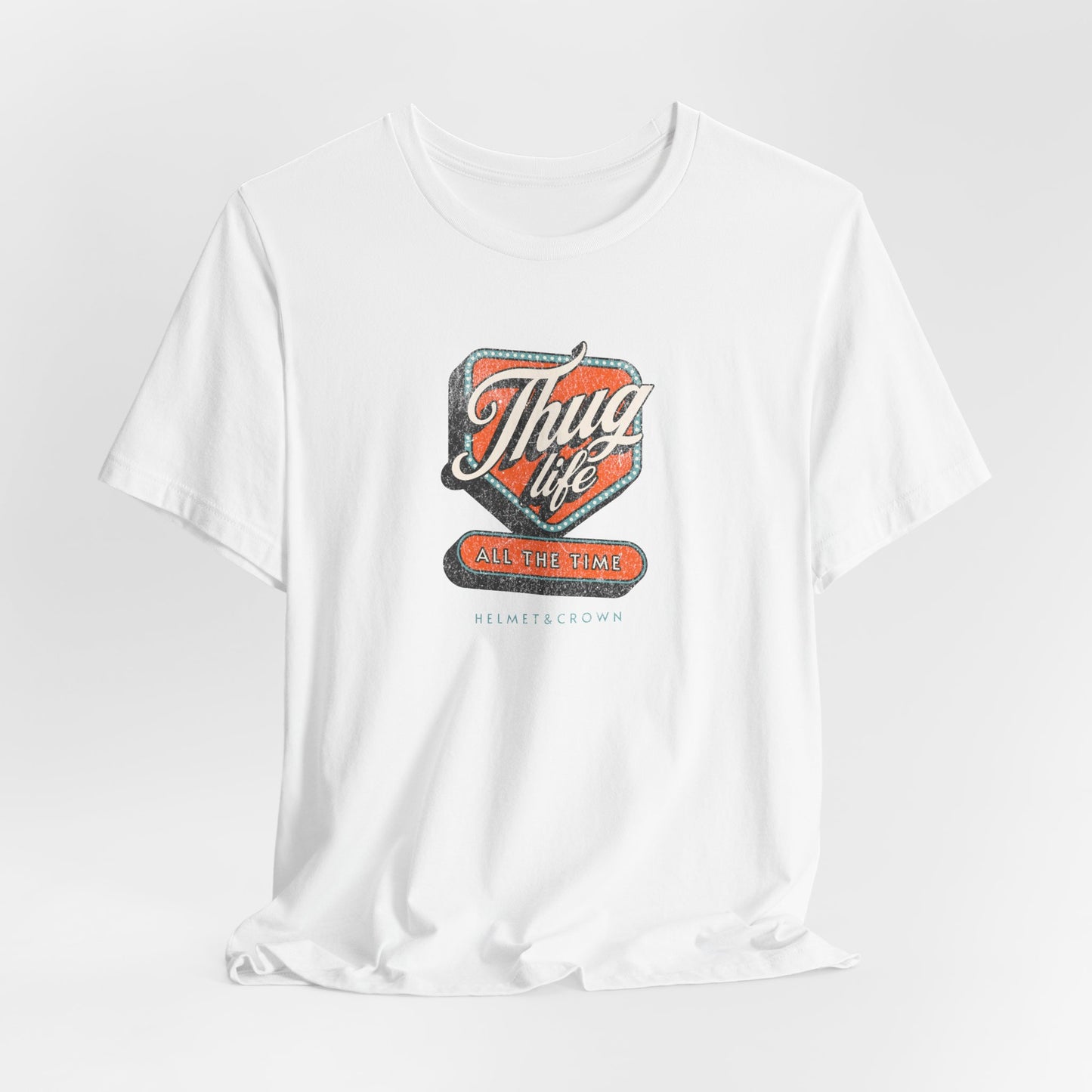 'Thug Life' Unisex Jersey Tee - Casual Streetwear for Everyday Style