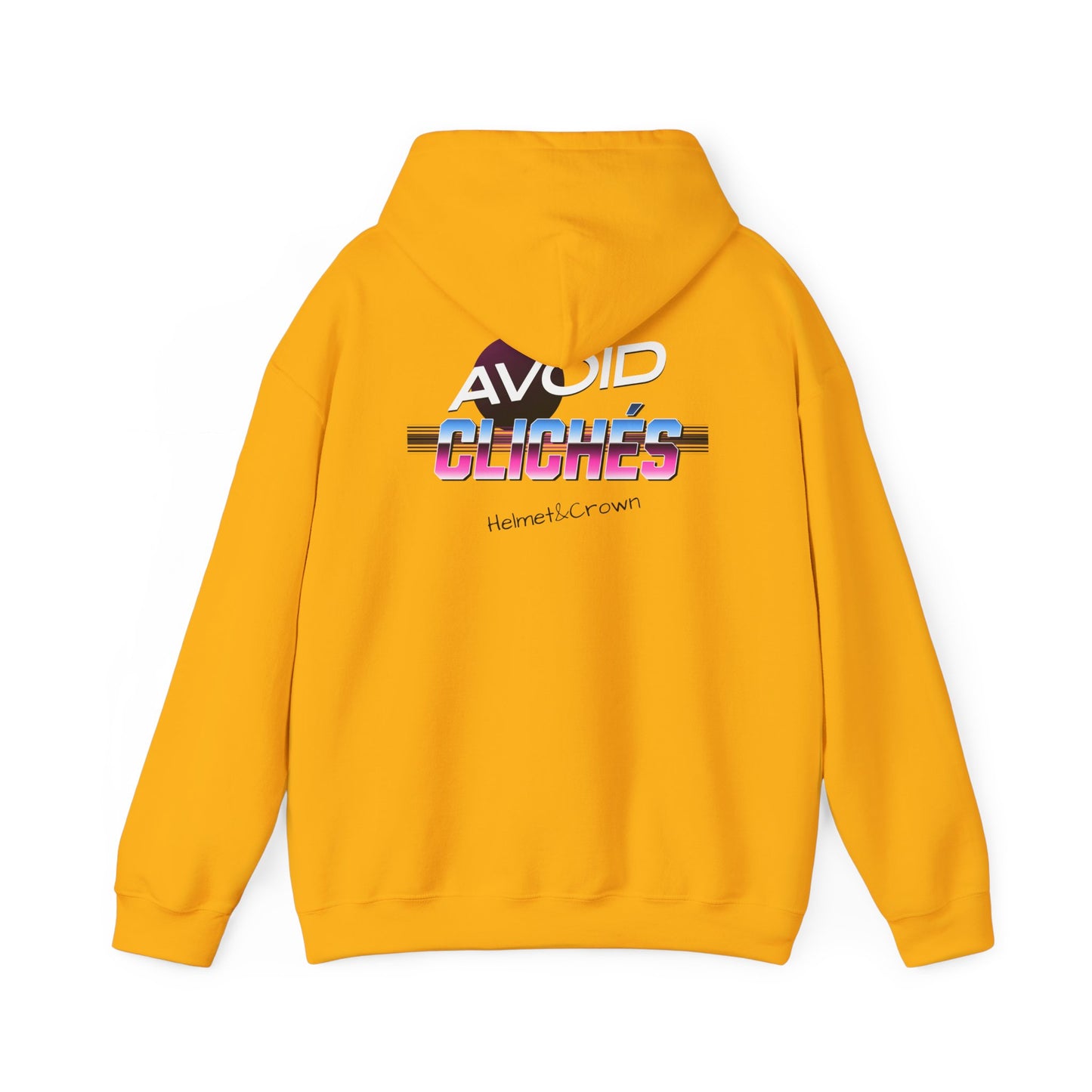 Unisex Heavy Blend™ Hoodie – Avoid Clichés Graphic Sweatshirt
