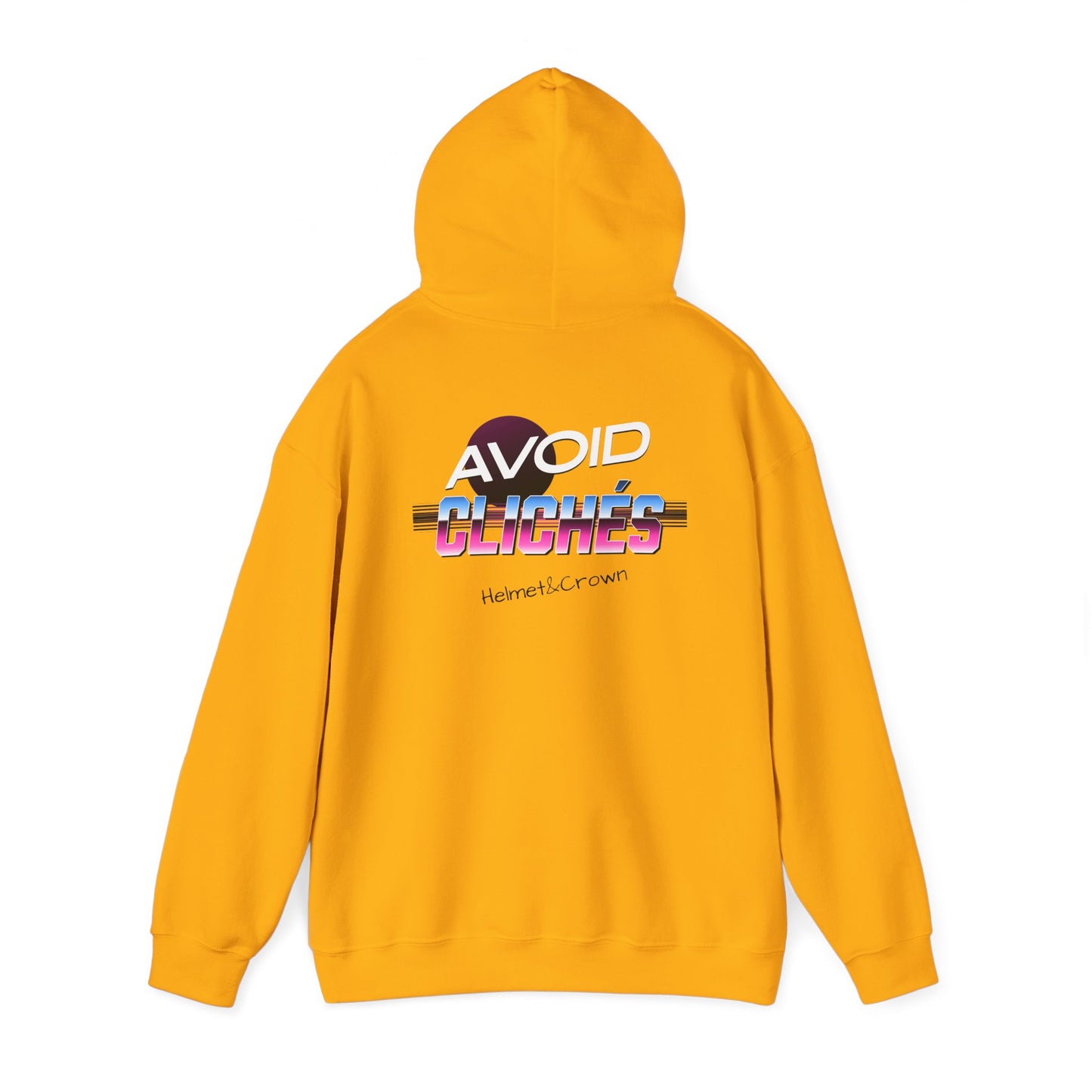 Unisex Heavy Blend™ Hoodie – Avoid Clichés Graphic Sweatshirt