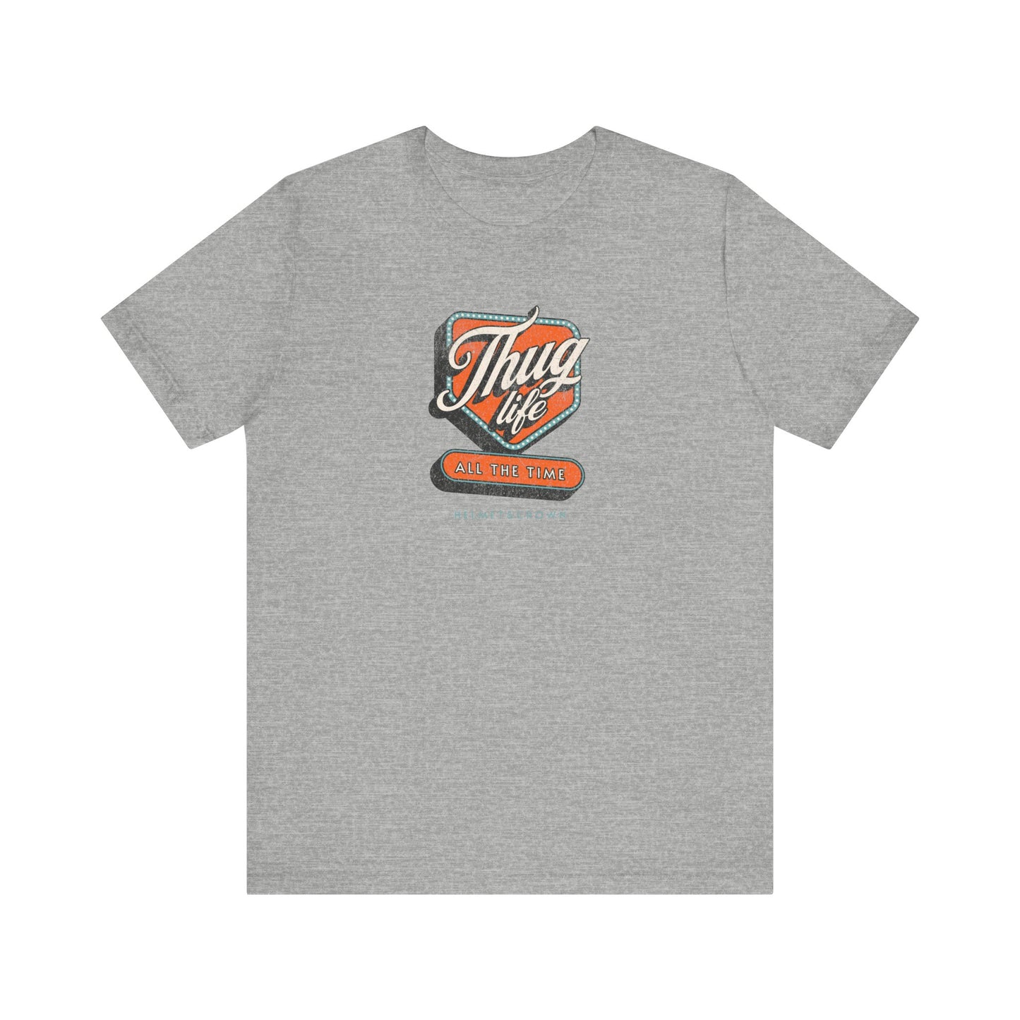 'Thug Life' Unisex Jersey Tee - Casual Streetwear for Everyday Style
