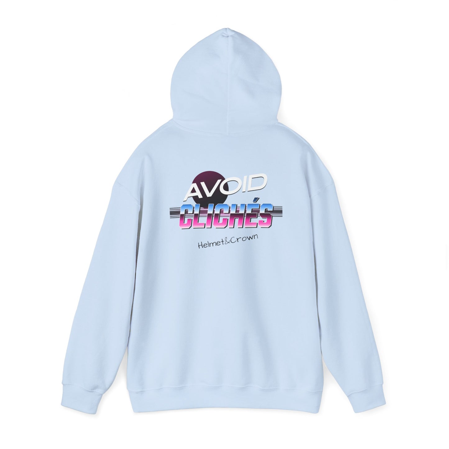 Unisex Heavy Blend™ Hoodie – Avoid Clichés Graphic Sweatshirt