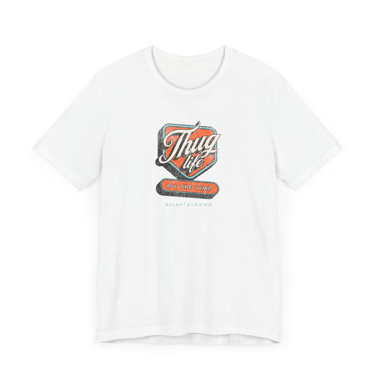 'Thug Life' Unisex Jersey Tee - Casual Streetwear for Everyday Style