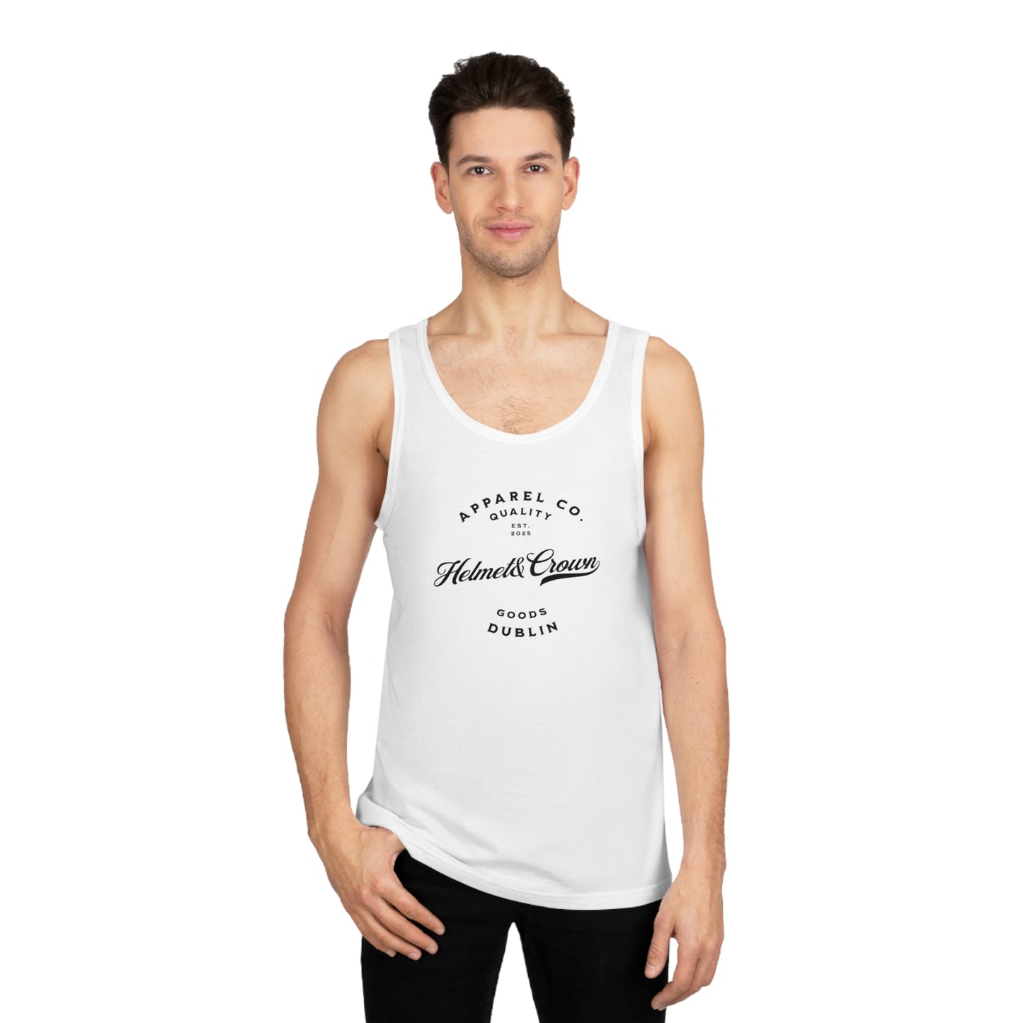 Vintage Helmet & Crown Unisex Softstyle™ Tank Top - Casual Summer Wear
