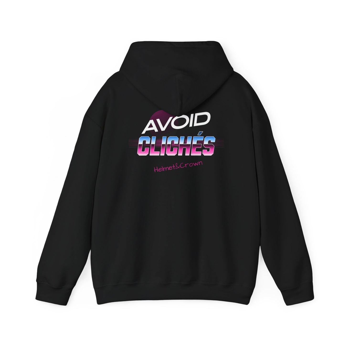 Unisex Heavy Blend™ Hoodie – Avoid Clichés Graphic Sweatshirt