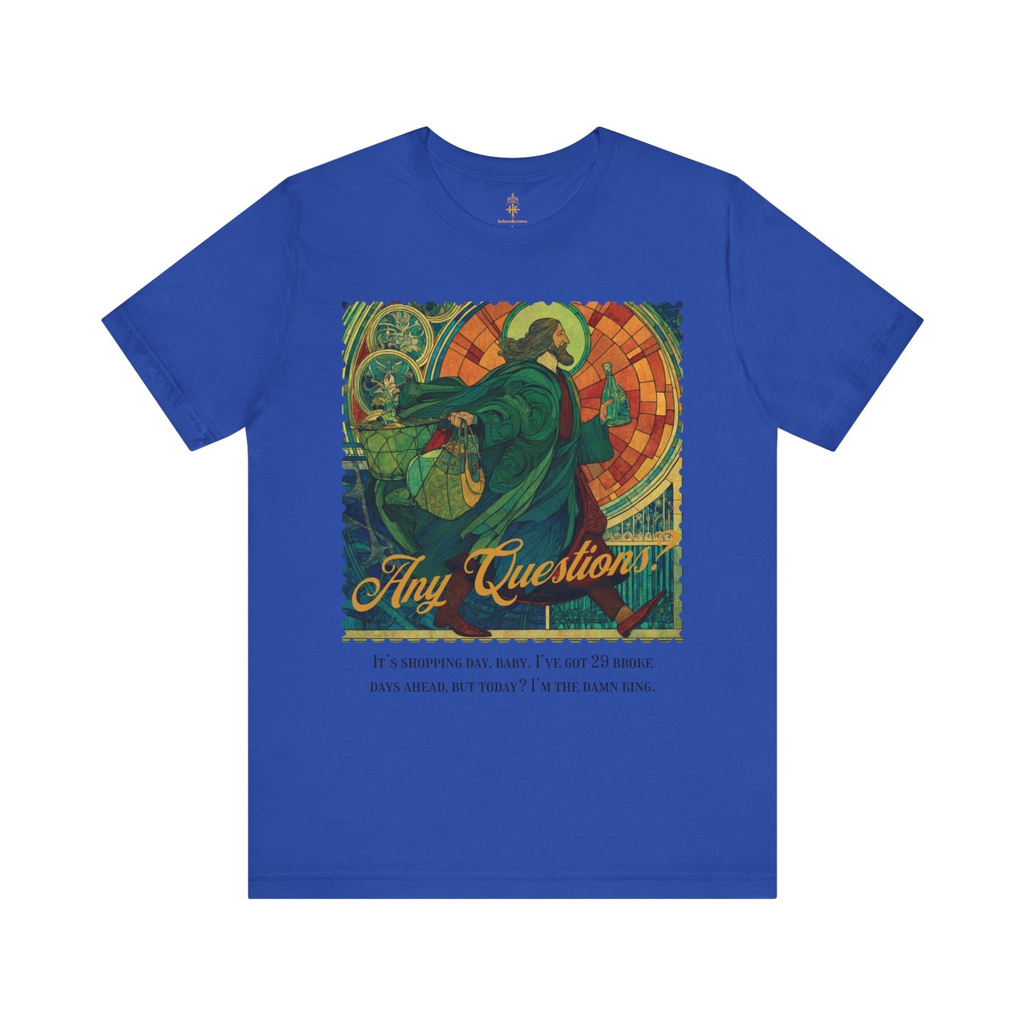 Any Questions? Unisex Jersey Short Sleeve Tee - Fun Casual Shirt for Everyday Wear