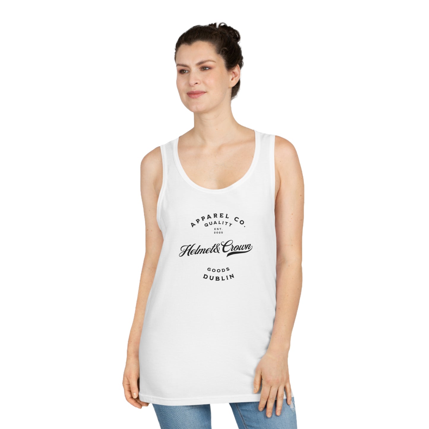 Vintage Helmet & Crown Unisex Softstyle™ Tank Top - Casual Summer Wear