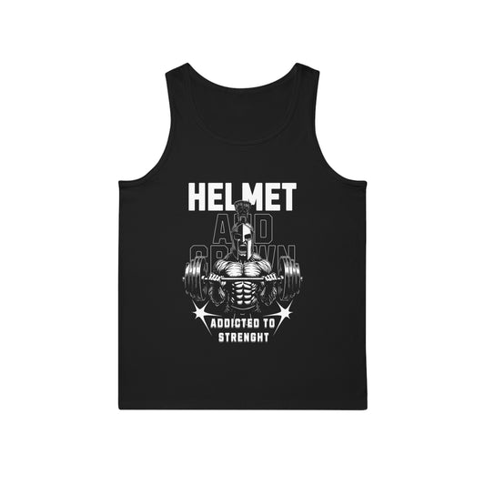 Addicted to Strength Tank Top - Unisex Softstyle™ Fitness Apparel