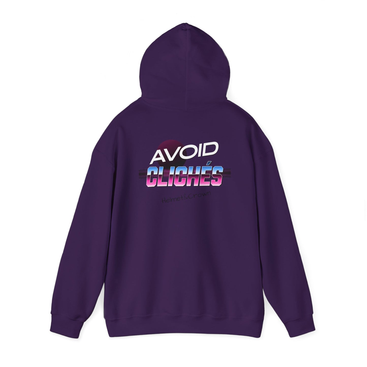 Unisex Heavy Blend™ Hoodie – Avoid Clichés Graphic Sweatshirt