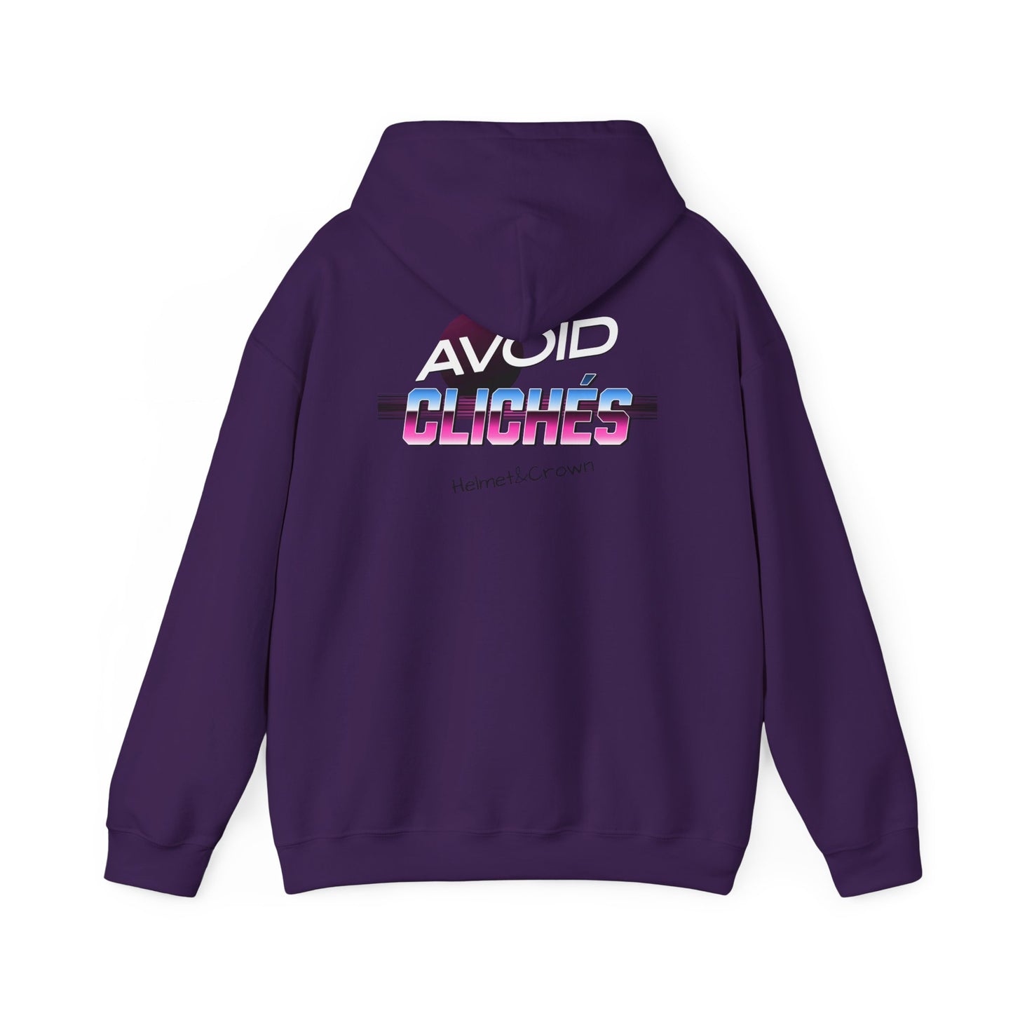 Unisex Heavy Blend™ Hoodie – Avoid Clichés Graphic Sweatshirt