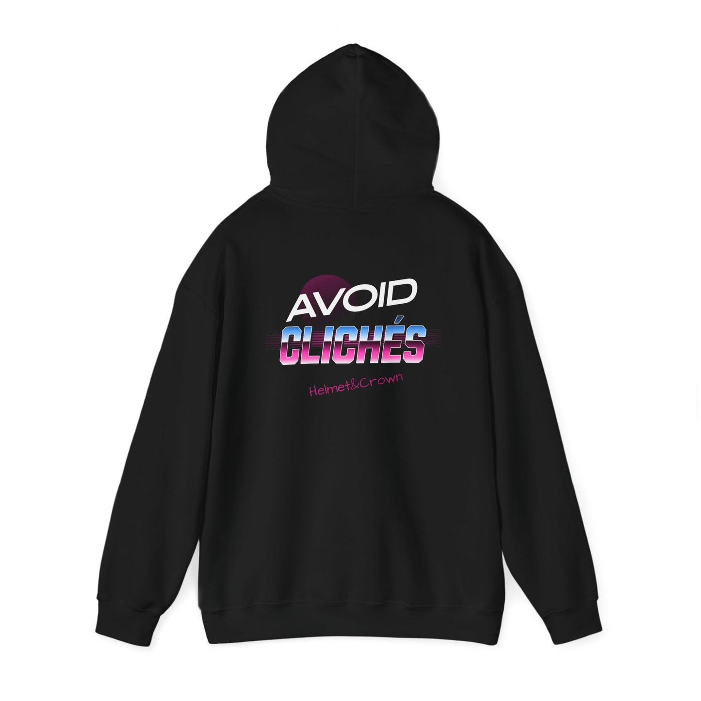 Unisex Heavy Blend™ Hoodie – Avoid Clichés Graphic Sweatshirt