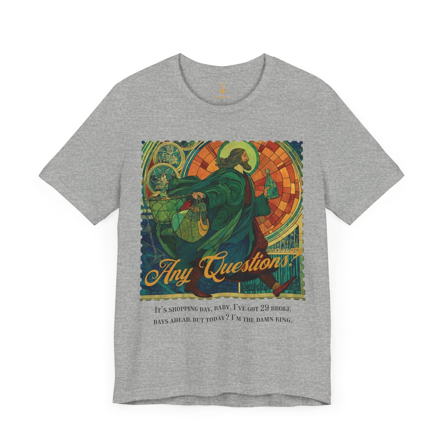 Any Questions? Unisex Jersey Short Sleeve Tee - Fun Casual Shirt for Everyday Wear