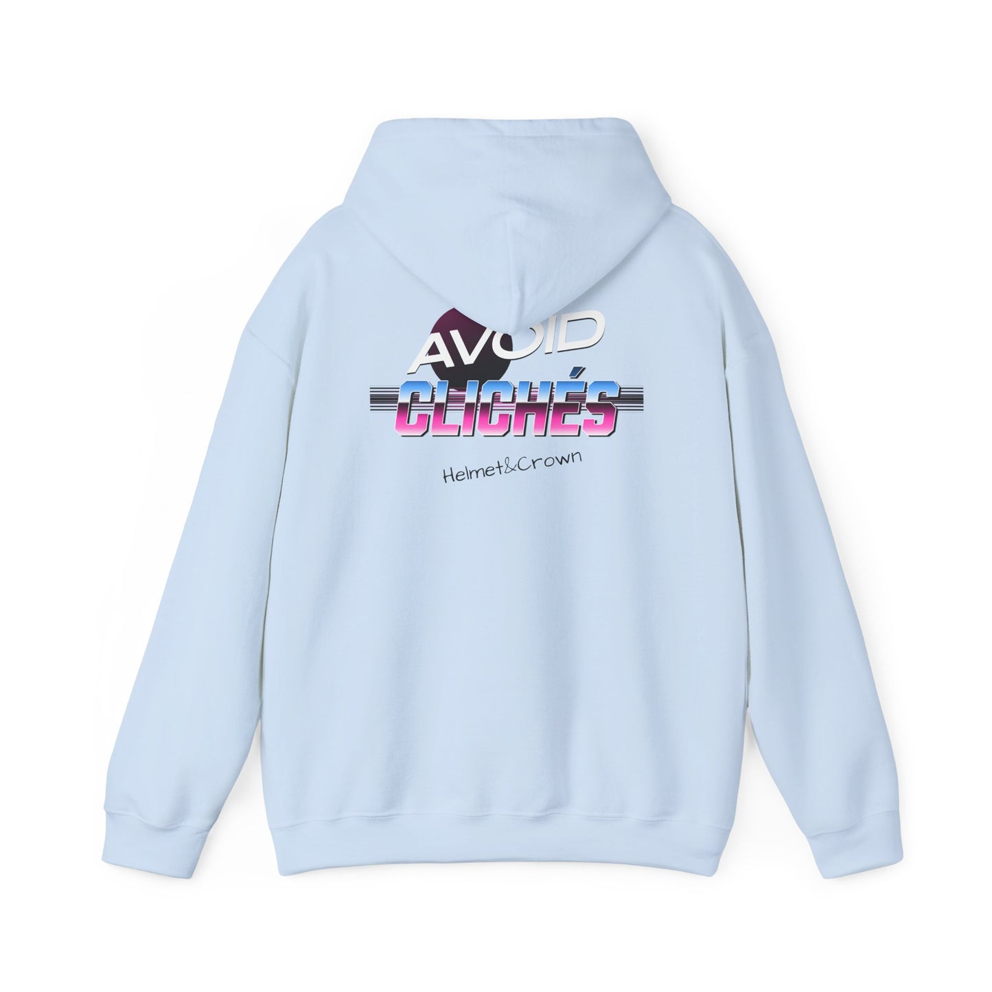 Unisex Heavy Blend™ Hoodie – Avoid Clichés Graphic Sweatshirt